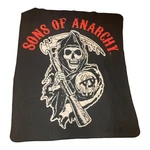 Vintage Sons Anarchy Blanket Fleece Soft Cozy Reaper Motorcycle Biker. Fixed Price $14.99.