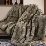 Luxury 1000GSM Faux Fur Throw Blanket, Super Thick Warm Cozy Heavy Blankets F.... Fixed Price $53.81.