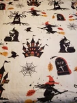 Halloween Witch Castle Plush Throw Blanket 4 Ft X 5 Fleece. Fixed Price $18.99.