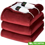 Heated Blanket Electric Throw 10 Levels Auto Shut Off Safe Comfort Corded. Fixed Price $81.58.