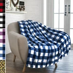 Plaid Blanket Soft Fleece Throw Buffalo Check Pattern Bedspread Sofa Couch. Fixed Price $20.99.
