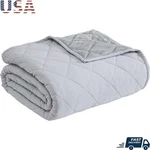Cozy Plush 100 Polyester Quilted Microfiber Blanket Perfect Bedding Layers New. Fixed Price $66.08.