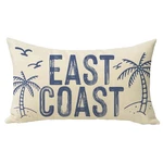 Fjfz East Coast Beach Lumbar Decorative Throw Pillow Cover 12 X 20, Rectangular. Fixed Price $14.31.