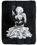 8LB Heavyweight Soft Queen Blanket, Officially Licensed, Marilyn Monroe Throw. Fixed Price $99.99.