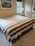 Hudson Bay Millennium Striped Queen Blanket. Fixed Price $587.41.