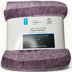 Mainstays Super Soft Textured Plush Blanket 66 X90 Twin Size. Fixed Price $16.39.