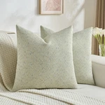 Futei Green Chenille Throw Pillow Covers 20X20 Inch Set Of Modern Decor. Fixed Price $17.62.