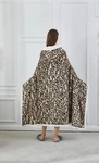 Regal Comfort - Safari Stripe Faux Fur Sherpa Wearable Blanket 50"X70". Fixed Price $44.99.