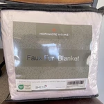 Horimote Home Faux Fur Blanket Pink 51X71IN Oeko-tex Certified Machine Washable. Fixed Price $23.71.