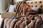 Tache Golden Brown Super Soft Luxury Faux Fur Sherpa Throw Bed Blanket. Fixed Price $59.98.