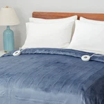 Berkshire Life Heated Electric Blanket King Navy Blue, Ez Touch, Dual Controller. Fixed Price $79.95.