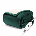 Sunbeam Royal Mink Sherpa Heated Electric Throw Blanket, 4 Settings, Auto-o. Fixed Price $118.81.