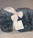 Threshold Chenille Throw In Blue 50 X 60. Fixed Price $22.00.