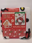 Hello Kitty Christmas Throw Blanket 40" X 50" Silky Super Soft. Fixed Price $19.95.