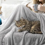 Soft Microfleece Blanket Cozy Throw For Living Bedroom. Fixed Price $43.69.