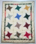 Prayers & Squares Quilt Ministry Four Patch Up Hand Stitched Multicolor. Fixed Price $29.40.