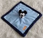 Disney Mickey Mouse 2011 Light Blue Security Blanket Lovey Orange Patch Soft Toy. Fixed Price $22.99.