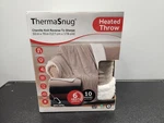 Thermasnug Chenille Sherpa Digital Electric Throw Blanket, 50" X 70" Brand New. Fixed Price $54.99.