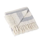 Dii Rustic Farmhouse Cotton Cabana Striped Blanket Throw With Fringe 50 X 60. Fixed Price $29.92.