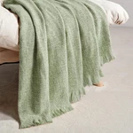 Bourina Faux Cashmere Fringe Throw Blanket Decorative Lightweight Soft Cozy For. Fixed Price $36.70.