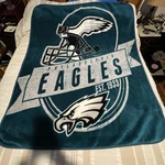 Philadelphia Eagles Retro Nfl Northwest 50"X60" Soft Fleece Throw Blanket. Fixed Price $35.00.
