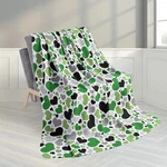 Aromantic Pride Hearts Valentine Throw Blanket Clean Modern Design. Fixed Price $42.80.