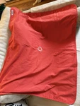 Bugaboo Stroller Baby Blanket Black Fleece And Orange Microfiber 39 X 29. Fixed Price $25.00.