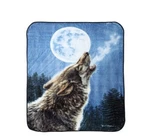 Frontier Wilderness Wolf 50 X 60 Multicolor Plush Throw. Fixed Price $26.99.