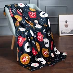 Jml Christmas Tree Soft Flannel Fleece Throw Blanket Black Red Standard. Fixed Price $21.85.