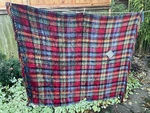 New-jc Penny Multicolor Plaid Chenille Fringed Throw Blanket 50 X 60 Nwt. Fixed Price $58.00.