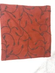 Crate & Barrel Arcadia Crewel Pumpkin (1) Throw Pillow Cover 18 X Wool Blend. Fixed Price $27.20.