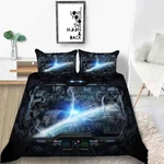 Light Streaks Across The Sky 3D Quilt Duvet Doona Cover Set Pillow Case Print. Fixed Price $70.95.