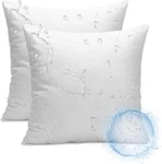 Ashler Outdoor Pillows, X 2 Count (pack Of 1), WHITE-18 Inches. Fixed Price $34.52.