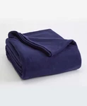 Vellux King Cozy Lightweight Microfleece Bed Blanket Navy Blue #C758. Fixed Price $35.96.