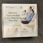 Wellrest Electric Convertible 3-IN-1 Warming Traveler Seat Pad & Pillow. Fixed Price $34.99.