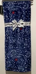 Lucky Brand Blue Floral Red Stars Plush Throw Blanket 50 X70. Fixed Price $44.00.