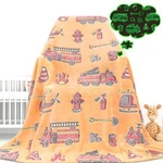 Gdindff Glow The Dark Toy Fire Trucks Blankets For Toddler Boys Gi.... Fixed Price $28.15.
