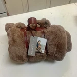 Cozy Haven Oversized Cuddle Throw Blanket Brown Plush Faux Fur New W/ Tags. Fixed Price $49.99.