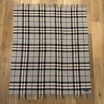 Highland Tweeds Bronte By Moon Wool Throw Plaid 54X62 Fringe Uk Gray, Red Black. Fixed Price $27.59.