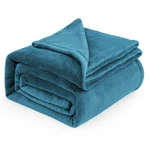 Bedsure Fleece Blanket Queen Teal - Soft Lightweight Plush. Fixed Price $39.39.