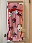 Hello Kitty Cherry Bow Throw Blanket Tiktok Viral Hard Find 60"X70" Plush. Fixed Price $84.08.