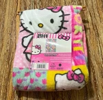 Sanrio Hello Kitty Pink Plush Throw Blanket Spring Patchwork 50X70. Fixed Price $80.00.