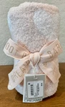 Barefoot Dreams Cozy Chic Baby Receiving Blanket Pink Hearts 30" X Nwt Soft. Fixed Price $38.99.