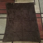 Lifestyles By Home Accents Brown Plush Fleece Throw Super Soft Reversible. Fixed Price $10.00.