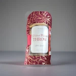 Morgan Home Velvet Plush Floral Throw 50X60IN Red Gold 100% Polyester. Fixed Price $19.77.