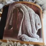 Frye Arctic Luxe Faux Fur Throw Light Gray/white 60 70 In. New. Fixed Price $115.00.