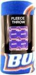 Ncaa "3 Bar" Fleece Throw Blanket 50" X 60". Fixed Price $29.99.