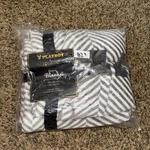 Playboy Phoenix Gray/white Chevron 59"X86" Jackie Every Bunny Throw Blanket. Fixed Price $89.99.