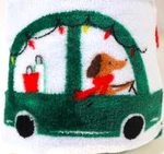 Holiday Home Microplush Throw Christmas Dog Puppies Blanket Super Soft. Fixed Price $10.00.