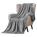 Walensee Big King Szie Fleece Blanket, Oversized Plush Throw, 108"X90", Grey. Fixed Price $42.99.